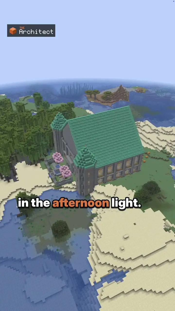 Classical Grand Library, a Minecraft build