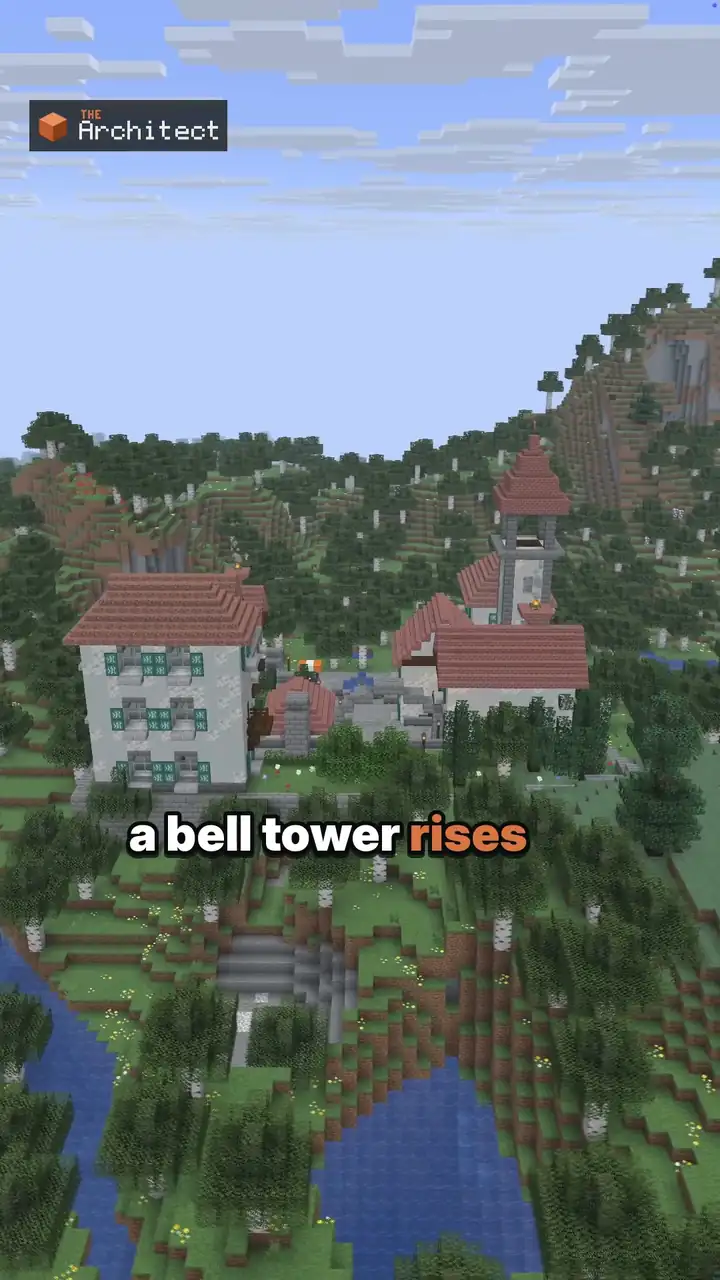 Classical Mediterranean Hill Town, a Minecraft build