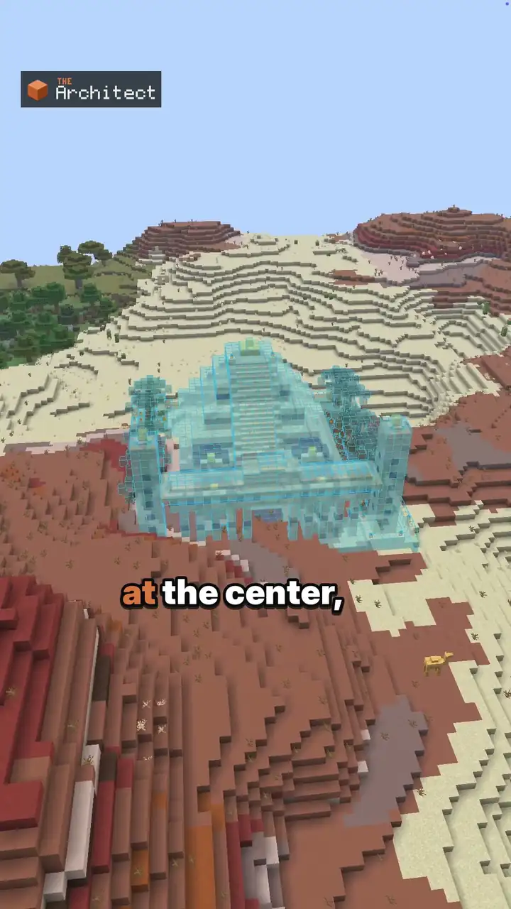 Egyptian Pyramid Temple, view of the finished build