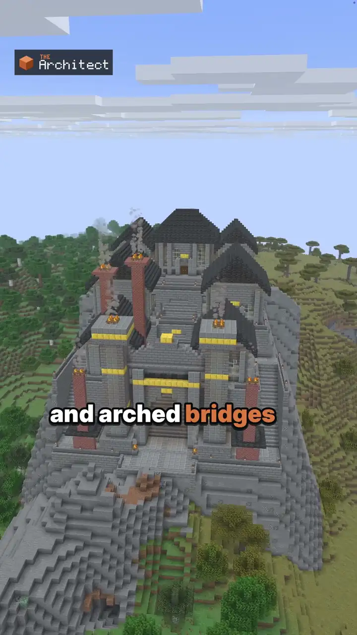 Fantasy Dwarven Mountain City, a Minecraft build