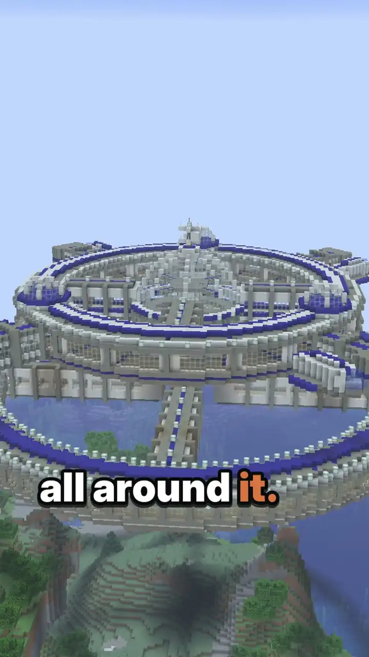 Futuristic Space Station, close-up