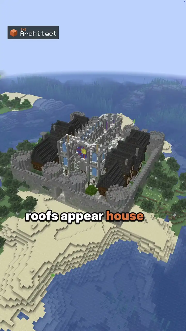 Gothic Cathedral Town, ghost blueprint in the world