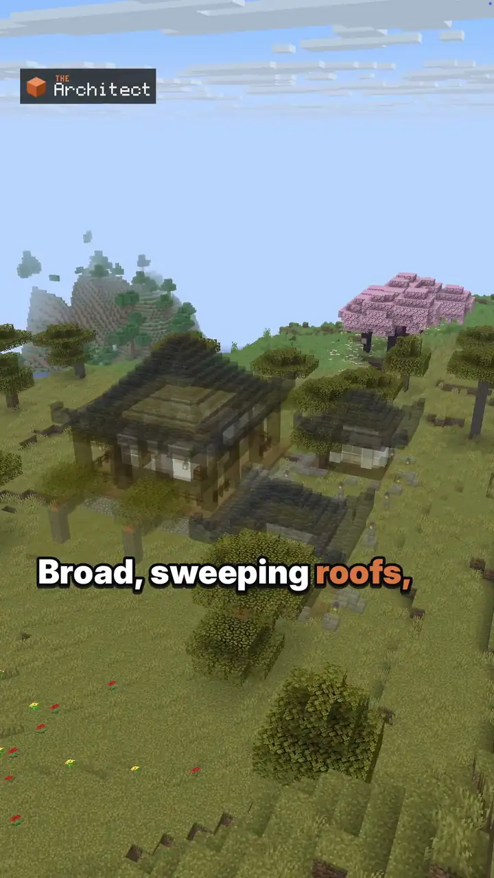 Japanese Tea House Village, view of the finished build