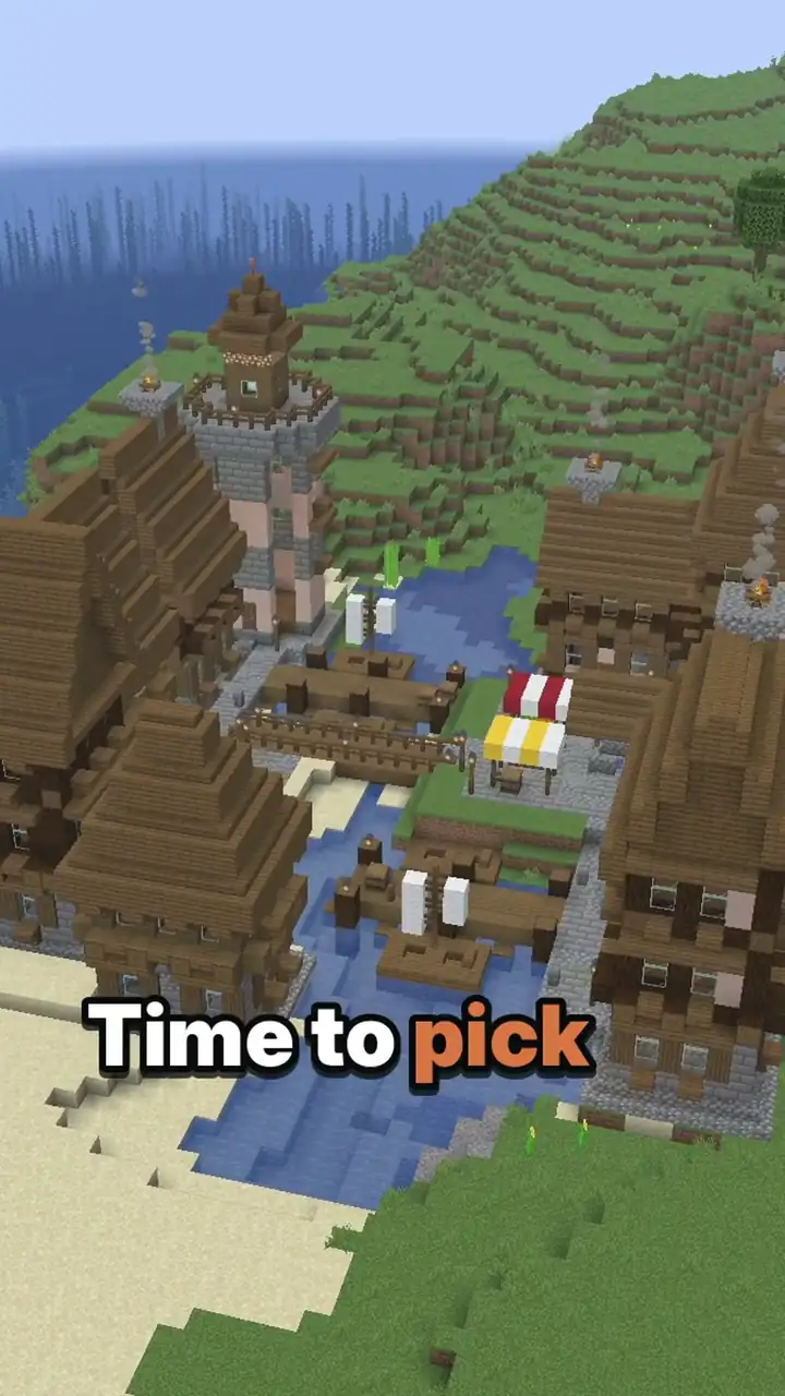 Medieval Harbor Town, close-up