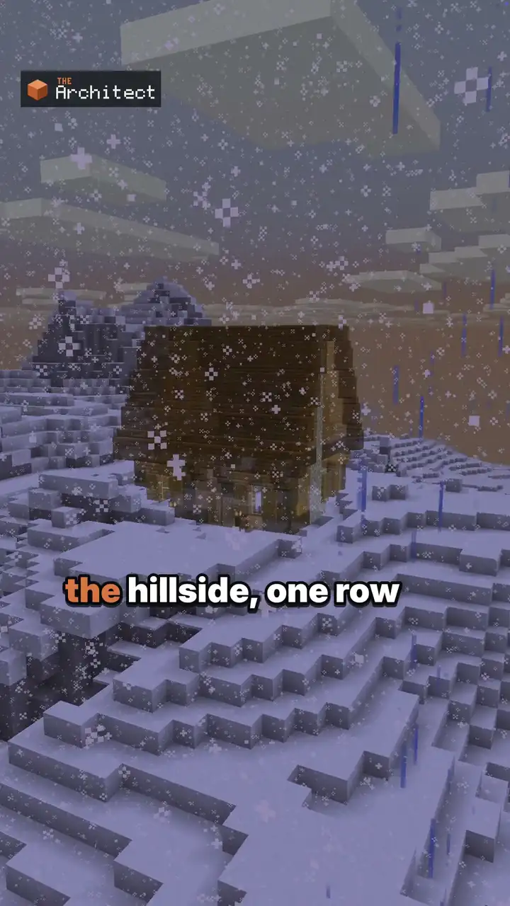 Nordic Snowy Cabin Interior, ghost blueprint in the world