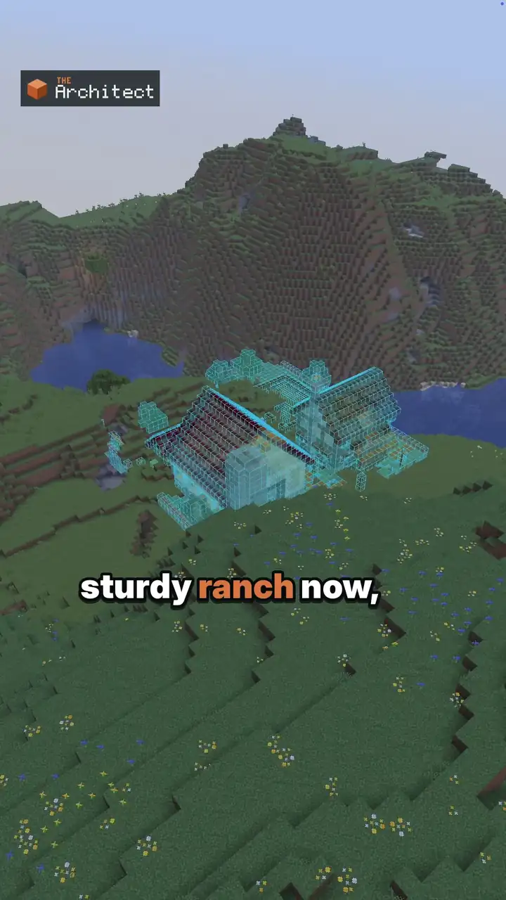 Rustic Horse Ranch, view of the finished build