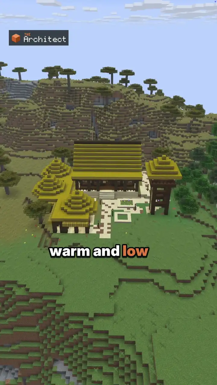 Rustic Safari Lodge, a Minecraft build