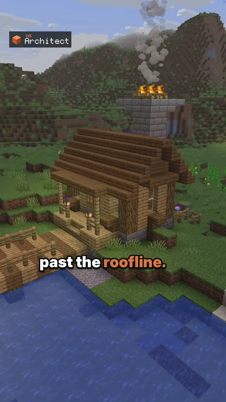 Rustic Shore Cabin Edits, a Minecraft build